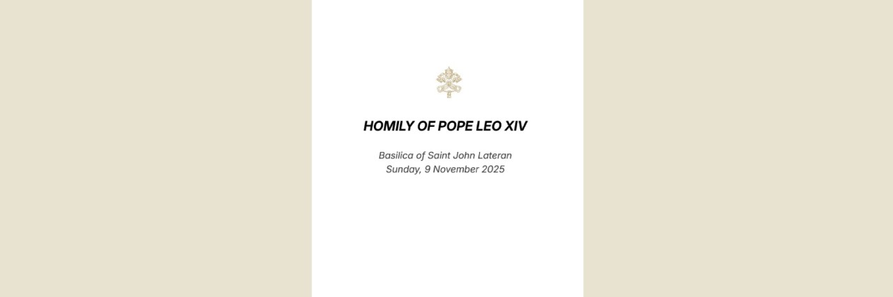 Homily of Pope Leo XIV