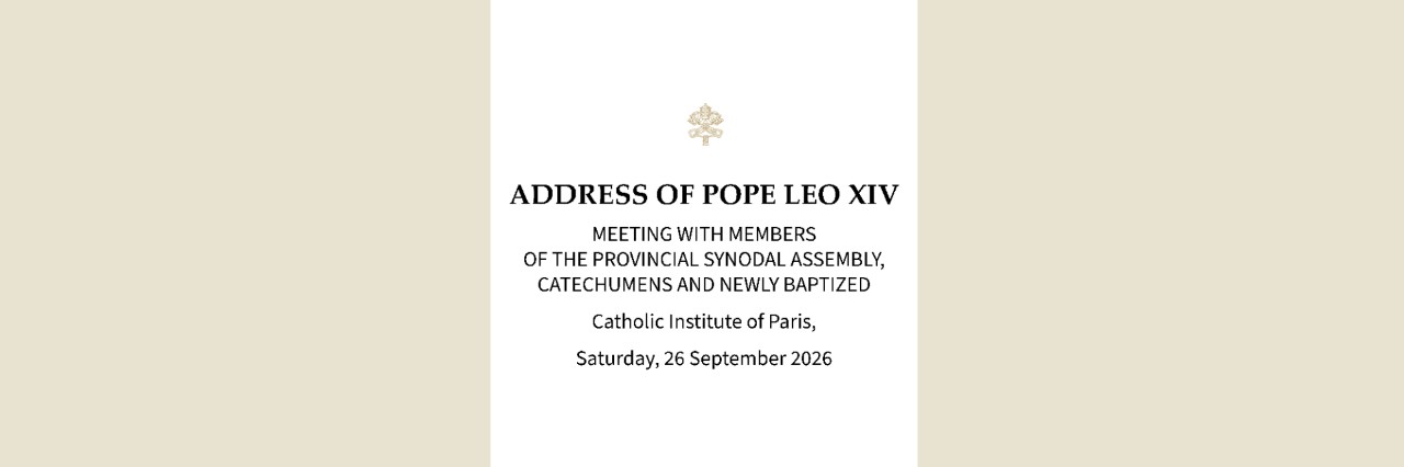 Address of Pope Leo XIV during the Meeting with Members of the Provincial Synodal Assembly, Catechumens and Newly Baptized