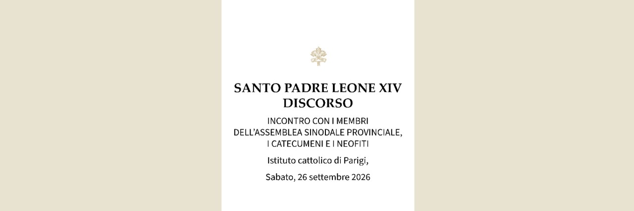 Discorso del Santo Padre Leone XIV nell'incontro con i membri dell'Assemblea Sinodale Provinciale, i catecumeni e i neofiti 